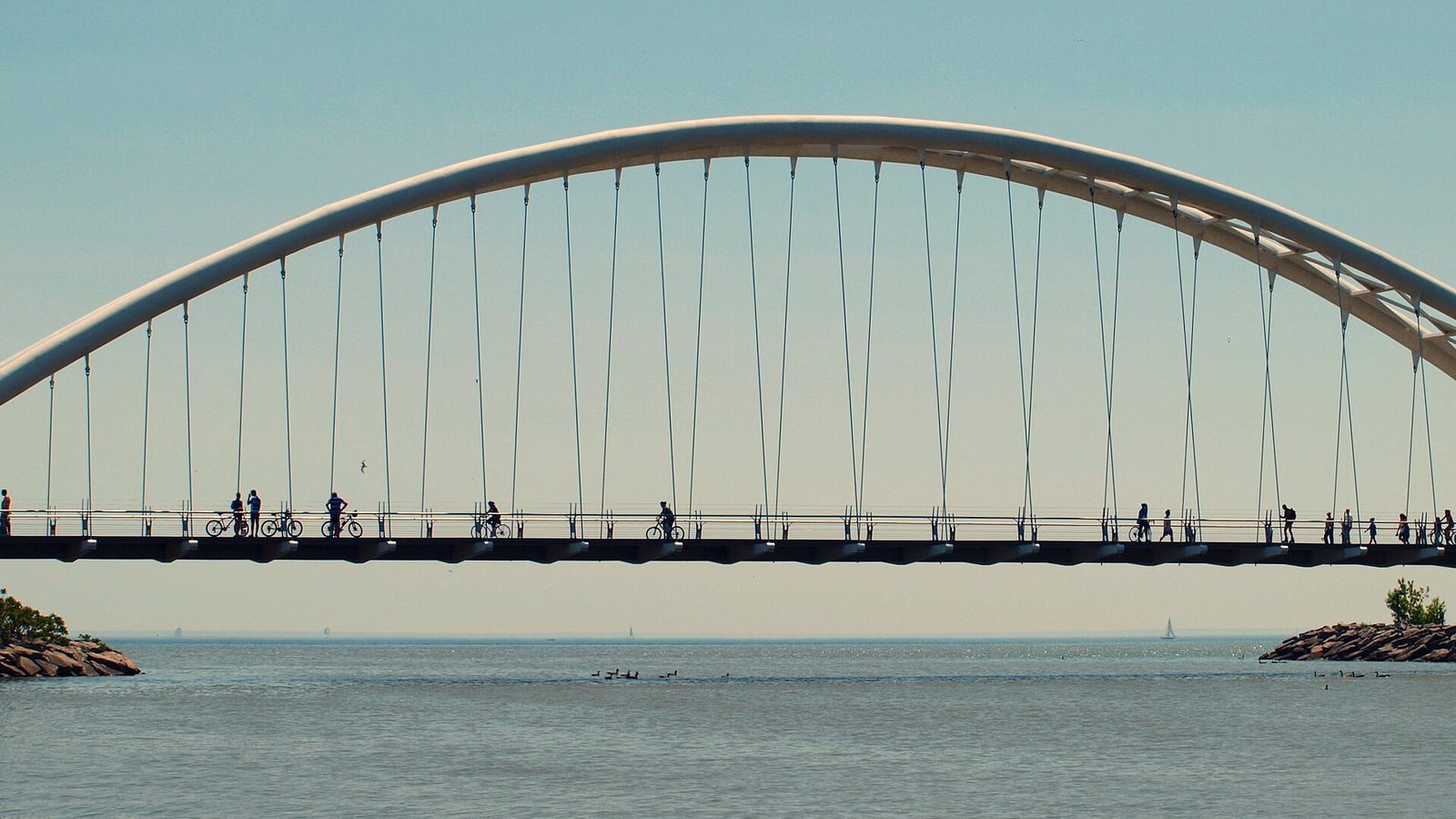 The Humber Bay Arch Bridge, Etobicoke
