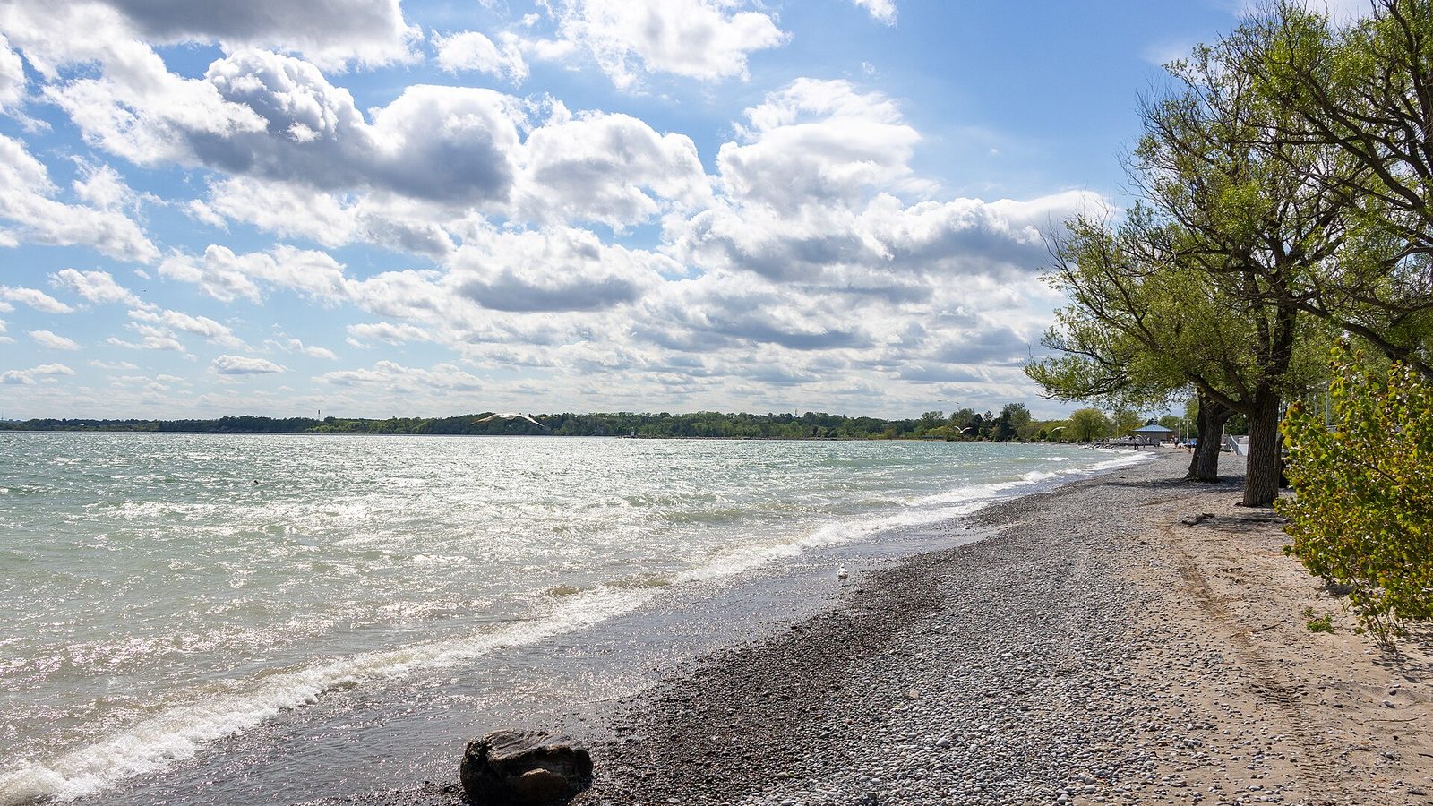 The Pickering waterfront on Lake Ontario