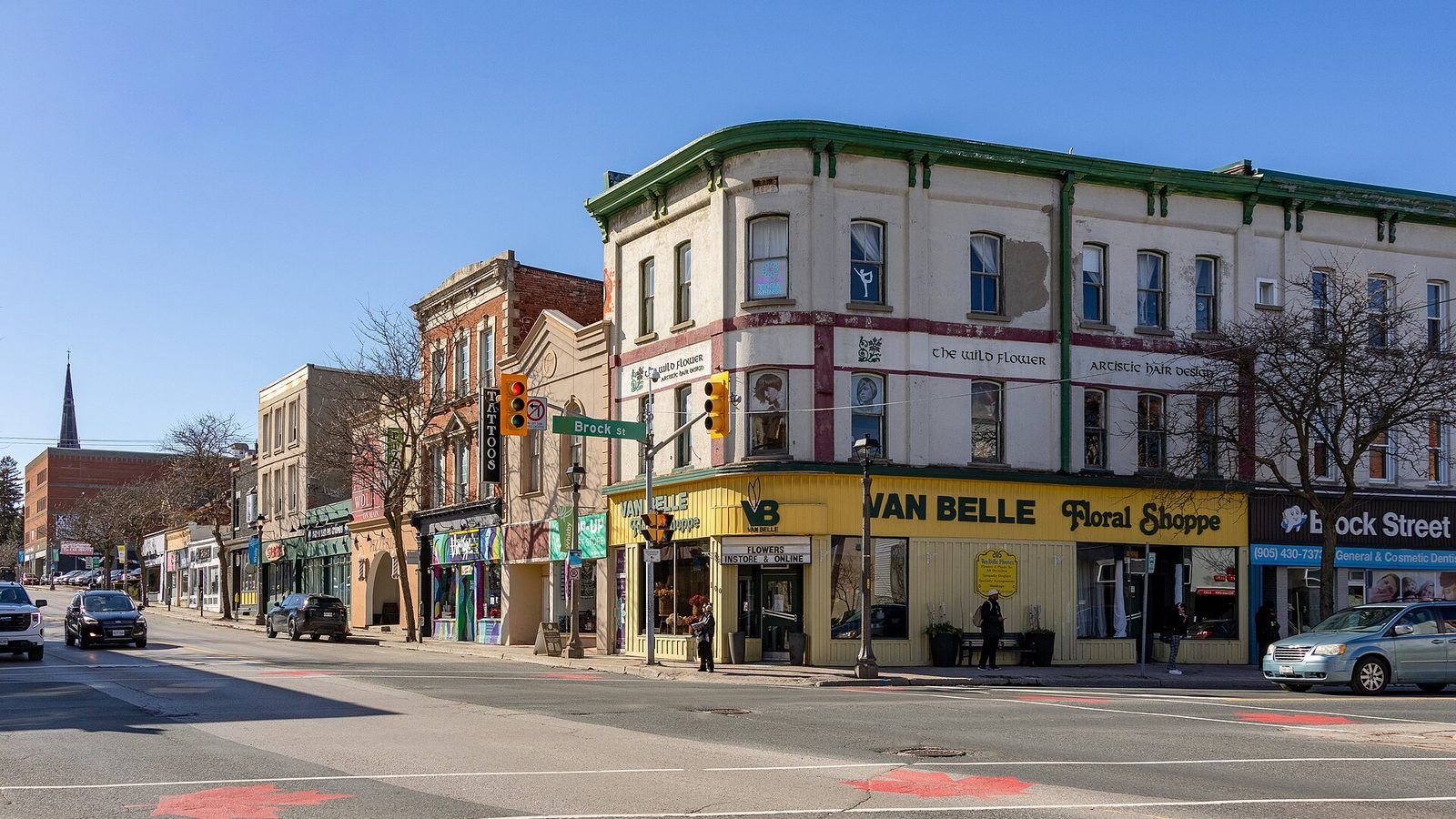Brock Street in downtown Whitby